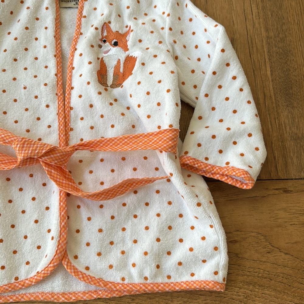 Mackenzie-Childs baby Robe Fox children’s - Picture 3 of 6